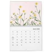 Roze Nordens Wildflower Kalender (Mar 2026)
