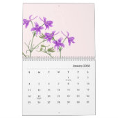 Roze Nordens Wildflower Kalender (Jan 2026)