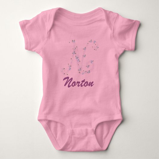 Roze Norton Baby Shirt (Voorkant)