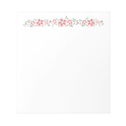 Roze noten notitieblok (Voorkant)