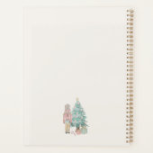 Roze Notenkraker Baby shower Eerste Jaar Milestone Planner (Achterkant)