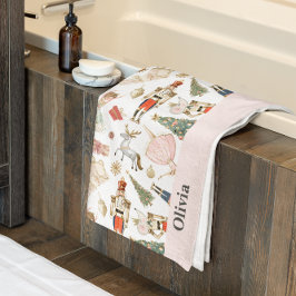 Roze Notenkraker Badhanddoek Set Bad Handdoek