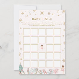 Roze Notenkraker Ballet Baby Bingo Spel