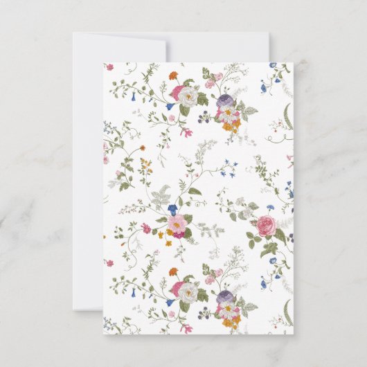 Roze Notenkraker Ballet Flower Christmas Kaart (Achterkant)