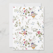 Roze Notenkraker Ballet Flower Christmas Kaart (Achterkant)