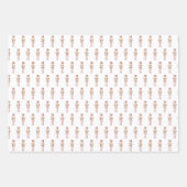 Roze Notenkraker Ballet Kerstmis Inpakpapier Vel (Voorkant 3)