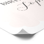 Roze Notenkraker Ballet verjaardagsfeestje welkom Poster (Hoek)