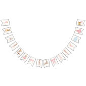 Roze Notenkraker Bunting Vlaggetjes (Alle)