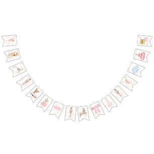 Roze Notenkraker Bunting Vlaggetjes