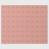 Roze Notenkraker Cadeaupapier (Vlak)