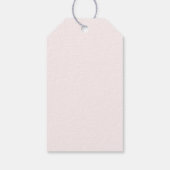 Roze Notenkraker Douane Cadeautags Cadeaulabel (Achterkant)