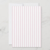 Roze Notenkraker Een Kerstfeestje Kaart (Achterkant)