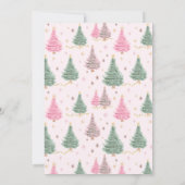 Roze Notenkraker Een vrolijke kleine bruidsfeest Kaart (Achterkant)