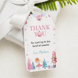 Roze Notenkraker Fairy Verjaardag Dank u Cadeau La Cadeaulabel