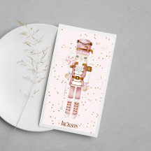 Roze Notenkraker Gastendoek