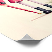 Roze Notenkraker Kerst Art Print (Hoek)