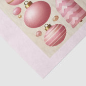 Roze Notenkraker Kerstboom Cadeautas Tissuepapier (Detail)