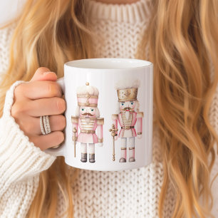 Roze Notenkraker Kerstmis Koffiemok