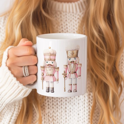 Roze Notenkraker Kerstmis Koffiemok