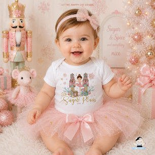 Roze Notenkraker Kleine Suikerpruim Wonderland Romper