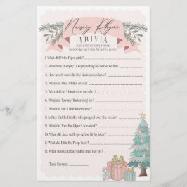 Roze Notenkraker Kwekerij Rhyme Trivia baby spel