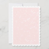 Roze notenkraker Merry Little Baby shower Kaart (Achterkant)