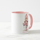 Roze Notenkraker Minimalistisch Whimsical Mok (Voorkant rechts)