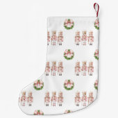 Roze Notenkraker Nostalgisch Kleine Kerstsok (Achterkant)