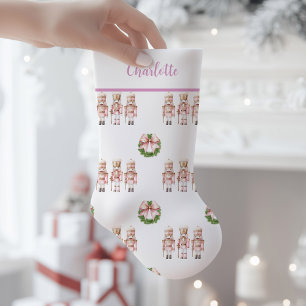 Roze Notenkraker Nostalgisch  Kleine Kerstsok