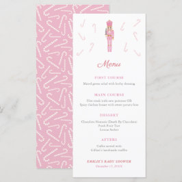 Roze Notenkraker Snoeprepen Kerst Baby Shower Menu