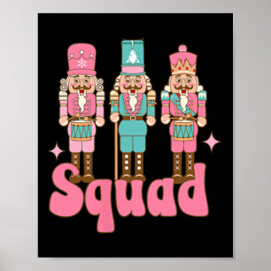 Roze Notenkraker Squad In Mijn Notenkraker Tijdper Poster