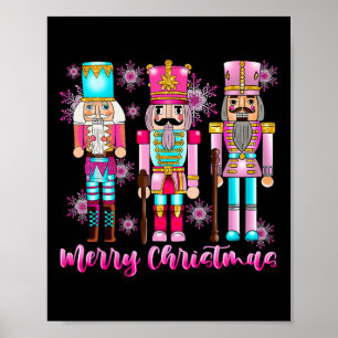 Roze Notenkraker Squad Roze Kerstballet Xmas W Poster