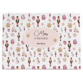 Roze Notenkraker Sugar Land Waterverf gepersonalis Groot Cadeauzakje (Voorkant)