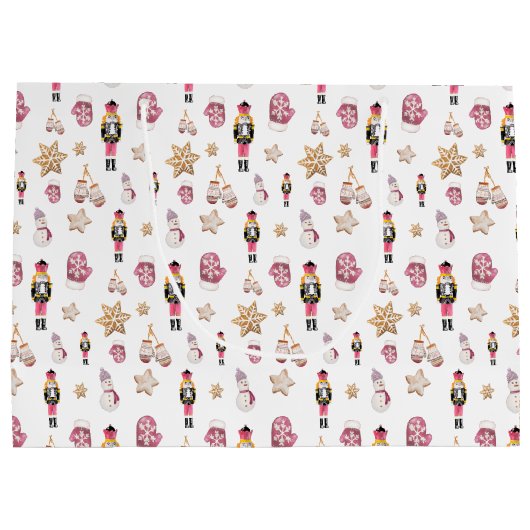 Roze Notenkraker Sugar Land Waterverf gepersonalis Groot Cadeauzakje (Achterkant)