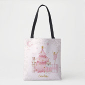 Roze Notenkraker Suite Scène Tote Bag (Voorkant)