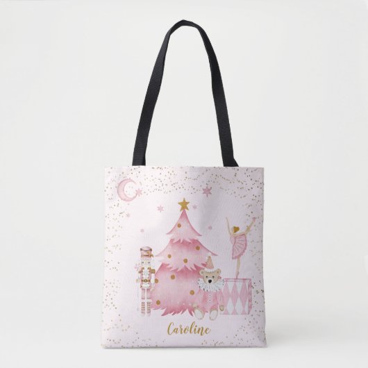 Roze Notenkraker Suite Scène Tote Bag (Voorkant)