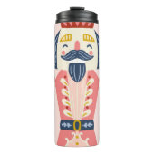 Roze  notenkraker thermosbeker (Voorkant)