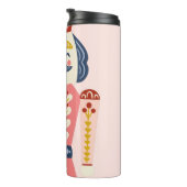 Roze  notenkraker thermosbeker (Geroteerd rechts)