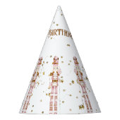 Roze Notenkraker Winter Verjaardagsfeestje Pet Feesthoedjes (Voorkant)