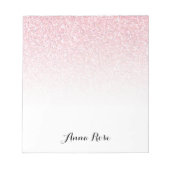 Roze Notitieblok van de Sparkle Glam (Voorkant)