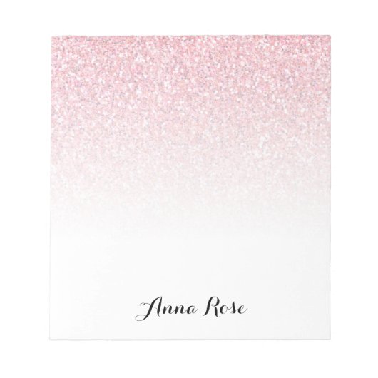 Roze Notitieblok van de Sparkle Glam (Voorkant)