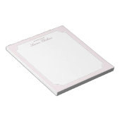 Roze Notitieblok 'Vanaf Mijn Bureaublad' (Schuin)