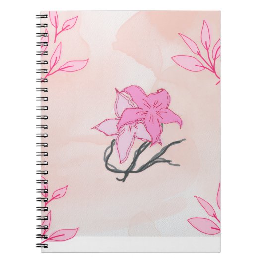 roze notitieboek (Voorkant)
