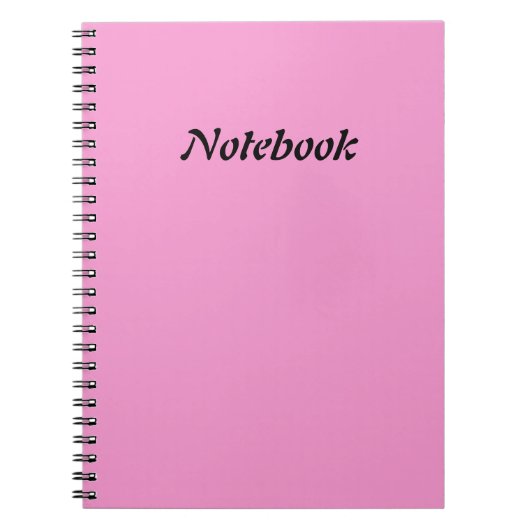 roze notitieboek (Voorkant)
