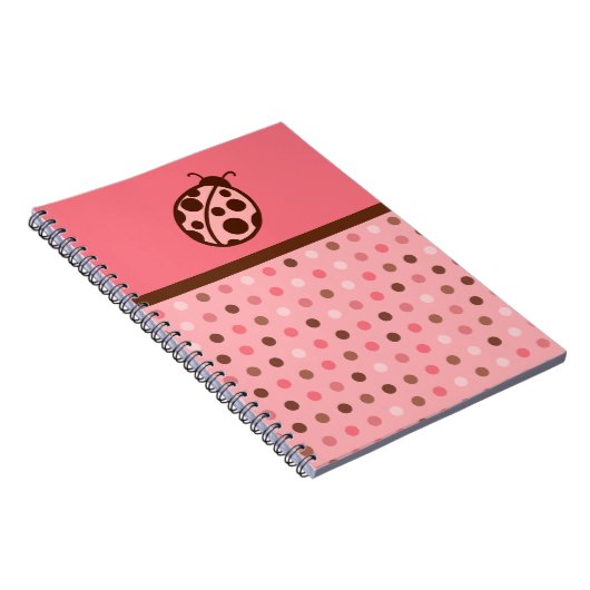 Roze Notitieboek Ladybug (Rechterzijde)
