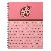 Roze Notitieboek Ladybug (Voorkant)