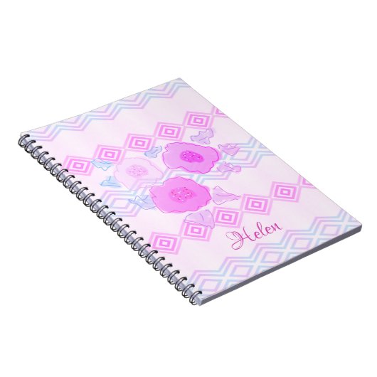Roze Notitieboek van de Floral (Rechterzijde)