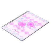 Roze Notitieboek van de Floral (Linkerzijde)