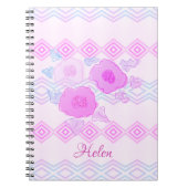 Roze Notitieboek van de Floral (Voorkant)