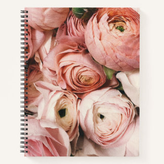 Roze Notitieboek van de Floral